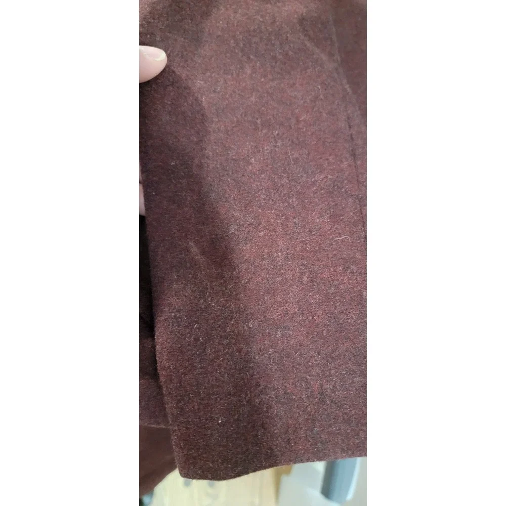 Brioni Palatino Blazer 48L Burgundy Wool Cashmere 3-Button Sport Coat Mens